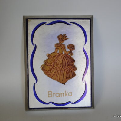 Branka Fabryka Cukrów, Czekolady, Kakao S. A. Lwów czekoladki opakowanie pudełko + pazłotka