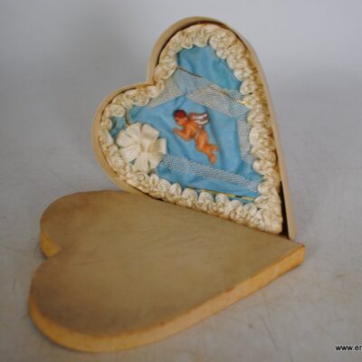 Pamiątka chrztu prezent serduszko chrzest prl