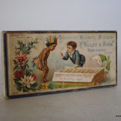 Wolff & Sohn Indische Blumen Seife opakowanie + mydło