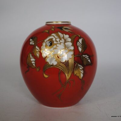 Wallendorf wazon ręcznie złocony 13,5 cm