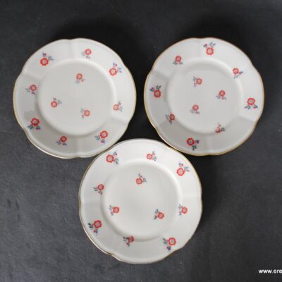 Ćmielów 3 talerzyki deserowe talerzyk