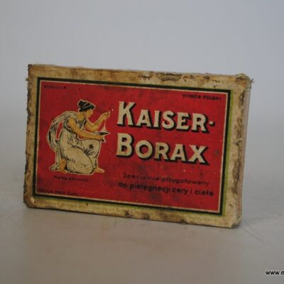 Jakób Rosenthal Warszawa Kaiser-Borax pudełko opakowanie