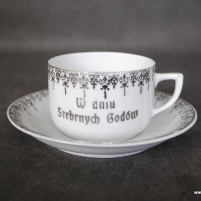 Giesche Srebrne Gody filiżanka okazjonalna duo