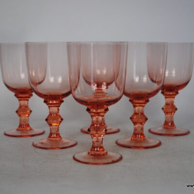 Zestaw 6 kieliszków kieliszki rozalinowych